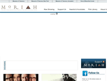 Tablet Screenshot of moriahfilms.com